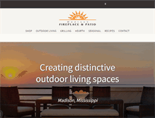 Tablet Screenshot of madisonfireplacepatio.com